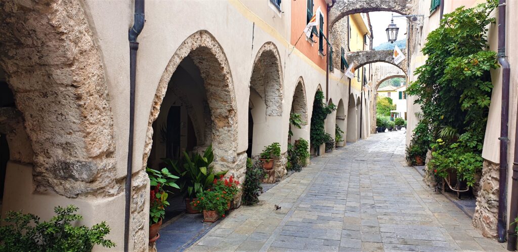 Zuccarello Italy. A small medieval town, restored to perfection.