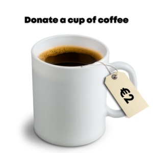 Donate a cup of coffee www.evaogmalthe.dk