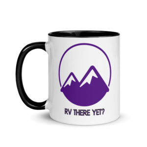 RV there yet? Simple purple Mug with Color Inside