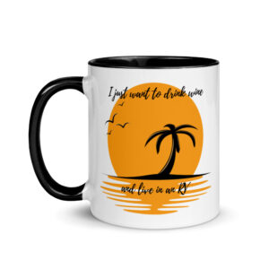 I just want to Retro Mug with Color Inside