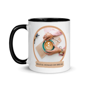 DN on break 1 Mug with Color Inside
