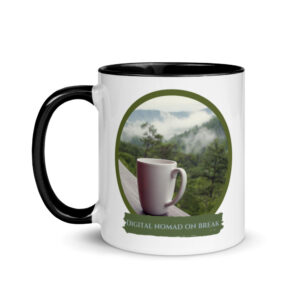 DN on break 2 Mug with Color Inside
