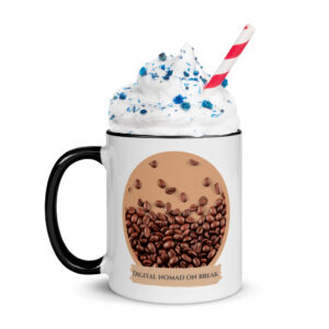 DN on break 3 Mug with Color Inside