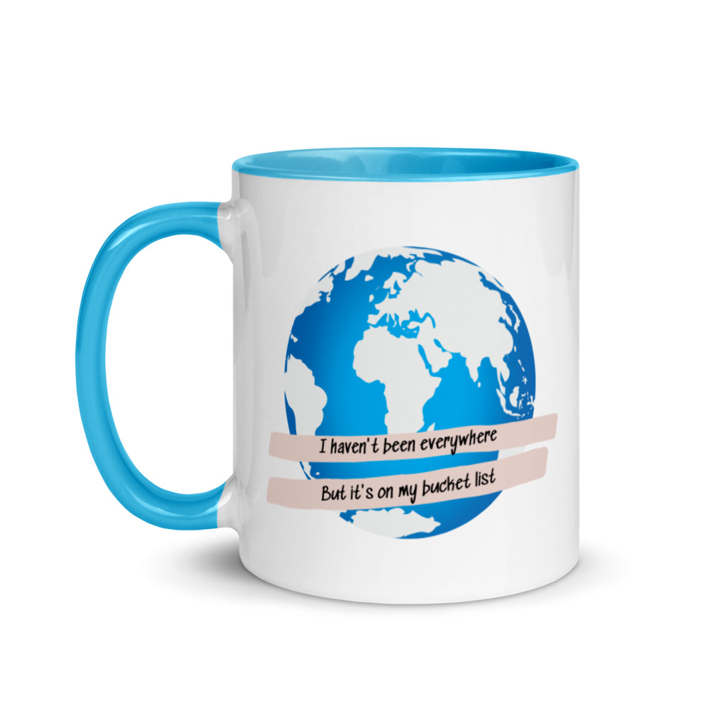 I haven't been everywhere Mug with Color Inside - Billede 4