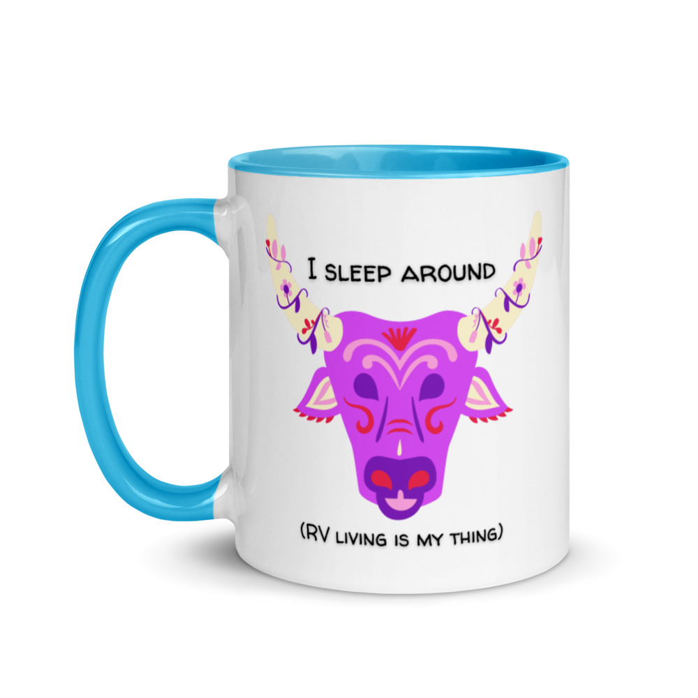 I sleep around Purple Mug with Color Inside - Billede 4