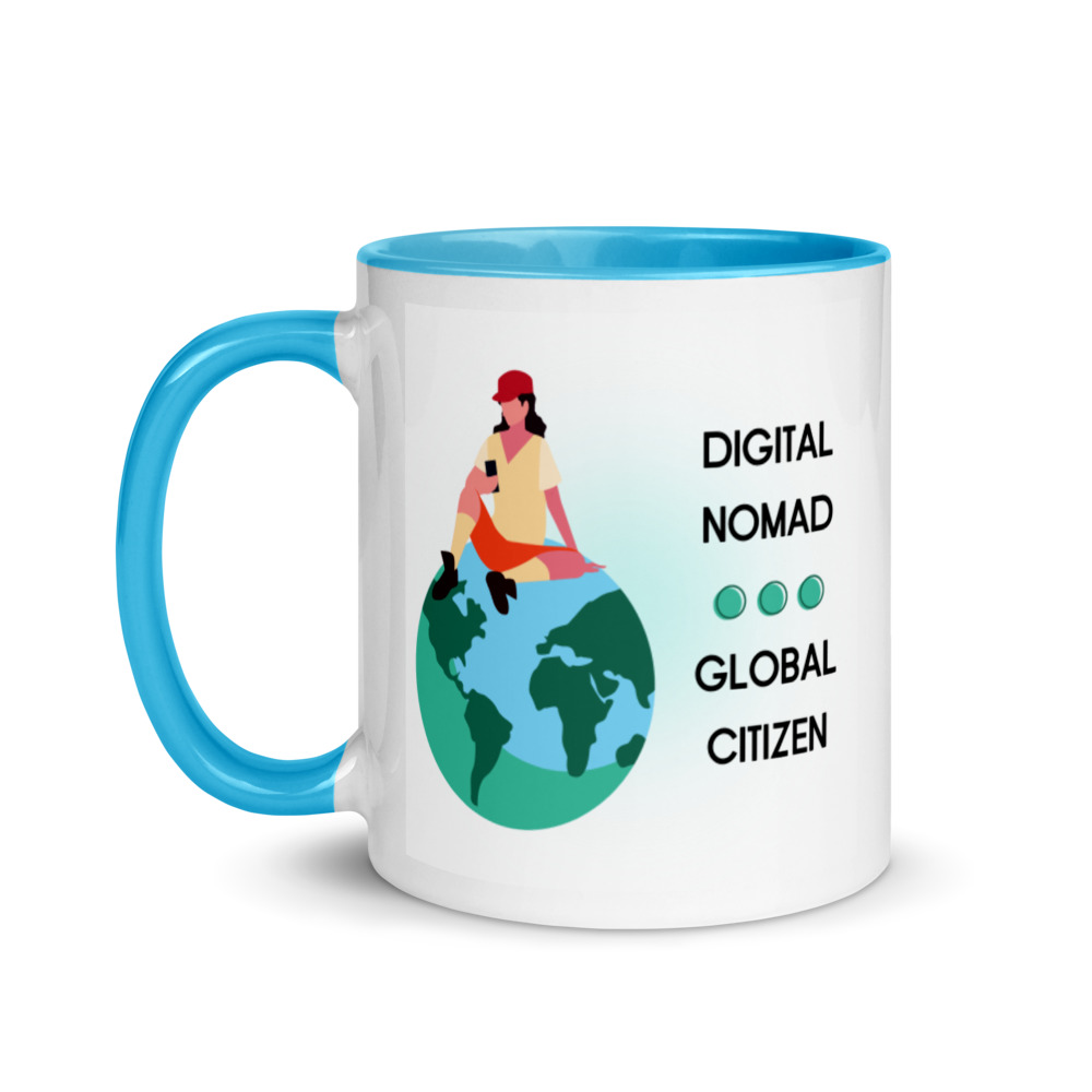 Digital Nomad Global Citizen Sitting on Earth 2 - Billede 5