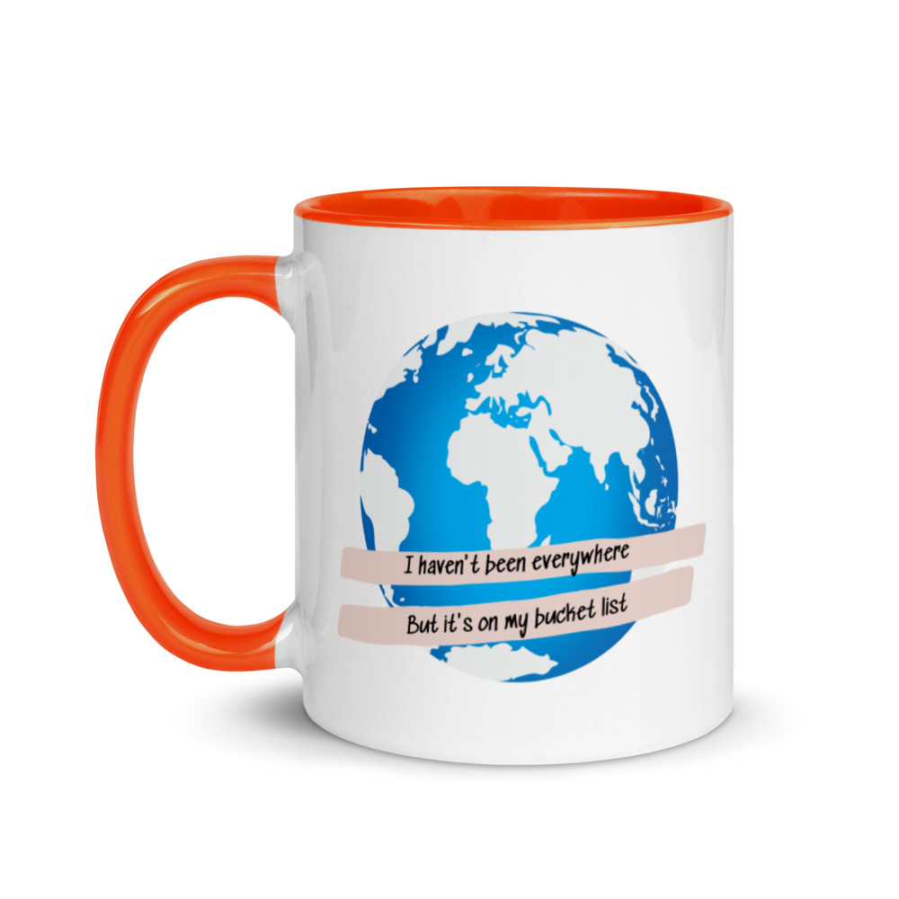 I haven't been everywhere Mug with Color Inside - Billede 3