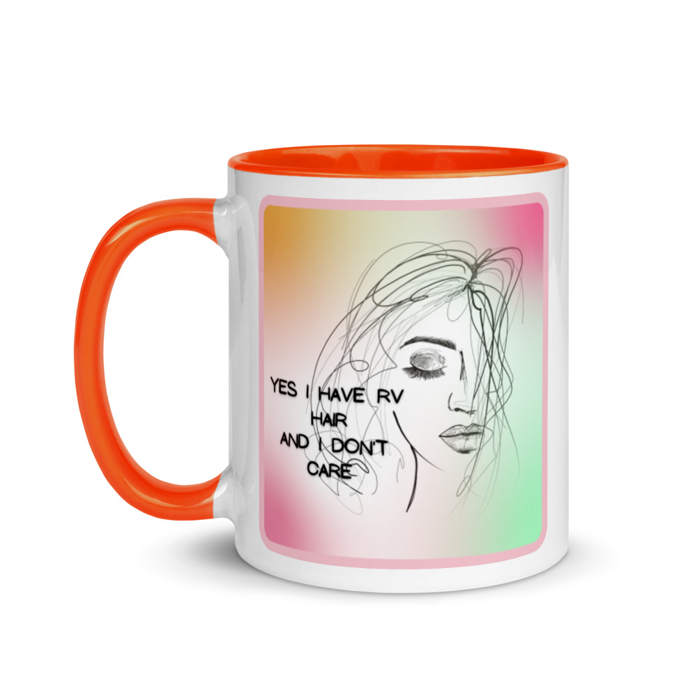 RV hair color Mug with Color Inside - Billede 3