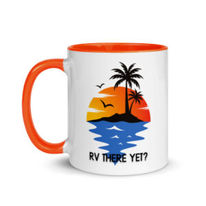 RV there yet Retro Island Mug with Color Inside