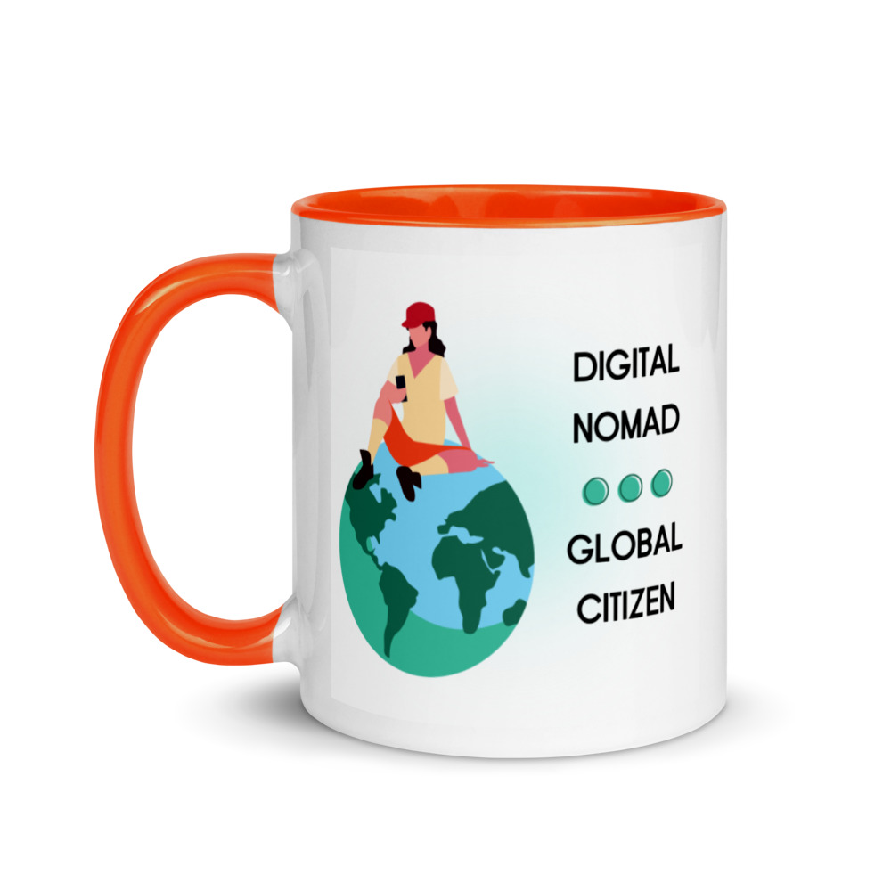 Digital Nomad Global Citizen Sitting on Earth 2 - Billede 4