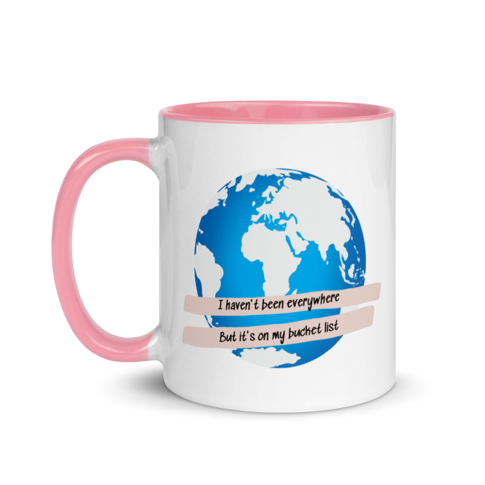I haven't been everywhere Mug with Color Inside - Billede 5