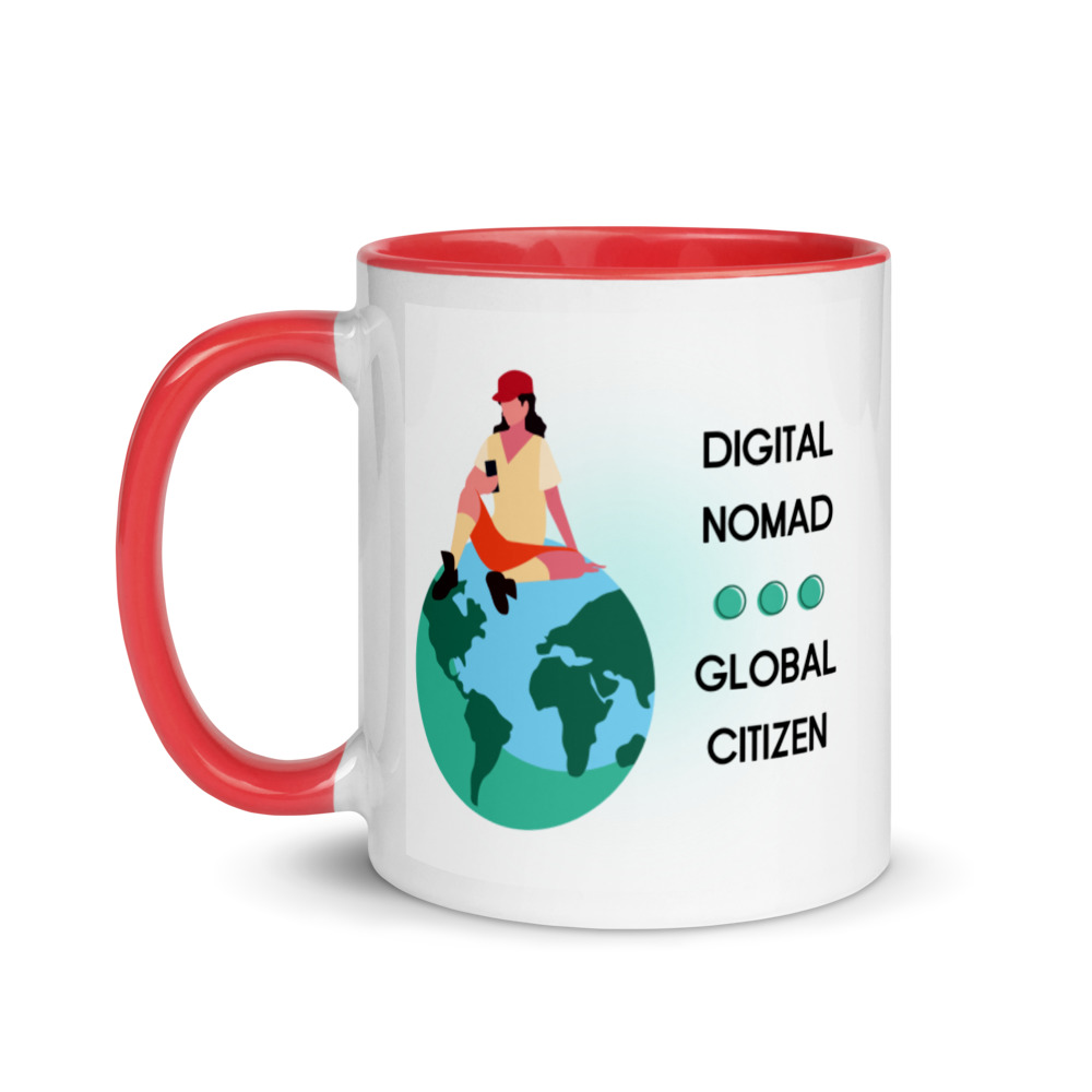 Digital Nomad Global Citizen Sitting on Earth 2 - Billede 3