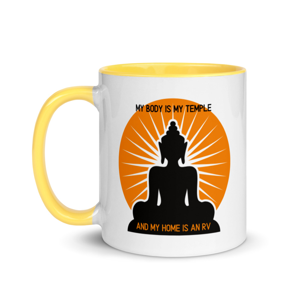 My home is an RV Retro Mug with Color Inside - Billede 6