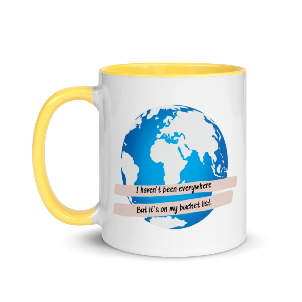 I haven't been everywhere Mug with Color Inside - Billede 6