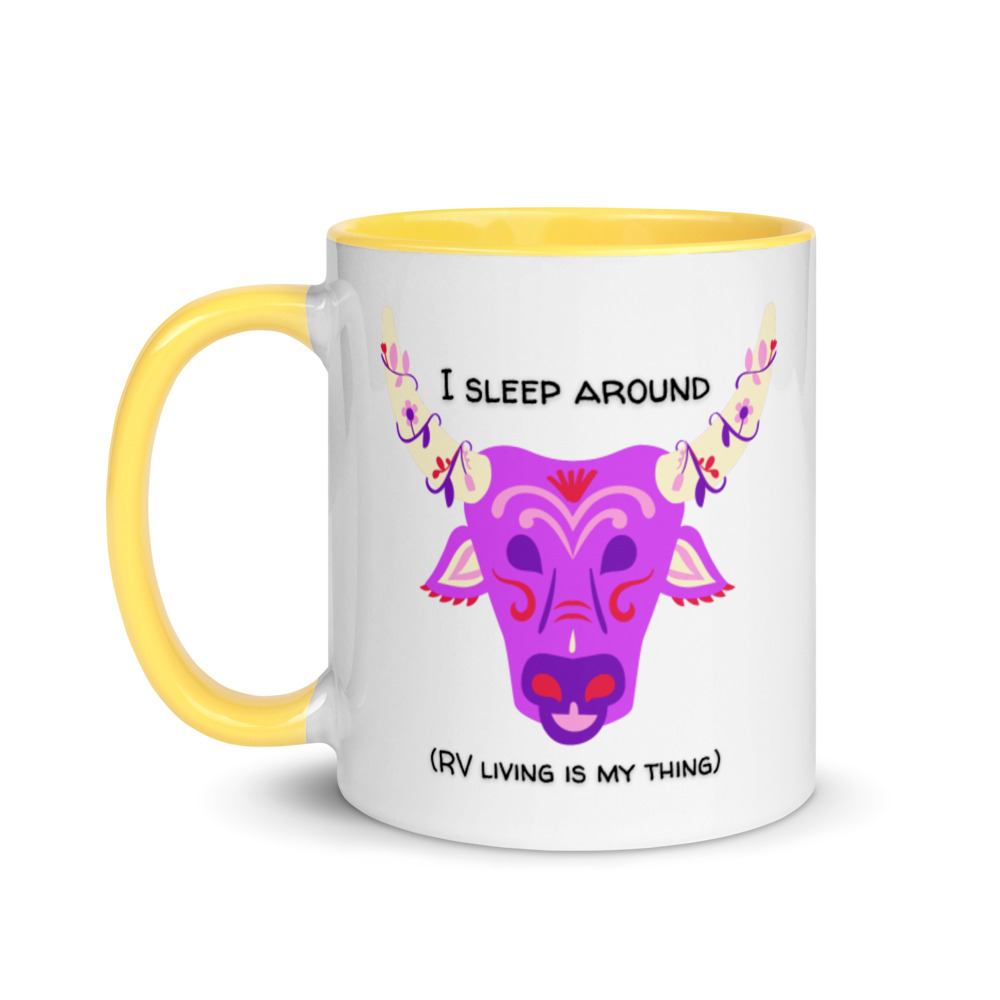 I sleep around Purple Mug with Color Inside - Billede 6