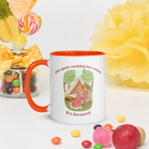 Time spent camping mug with Color Inside