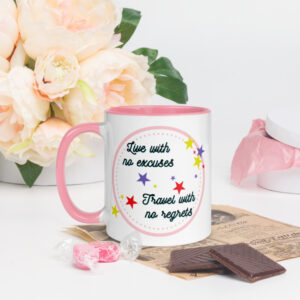 No regrets star mug with Color Inside