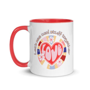 Let's see cool stuff retro mug with Color Inside