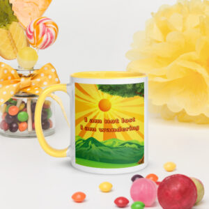 I am not lost 1 - Mug with Color Inside